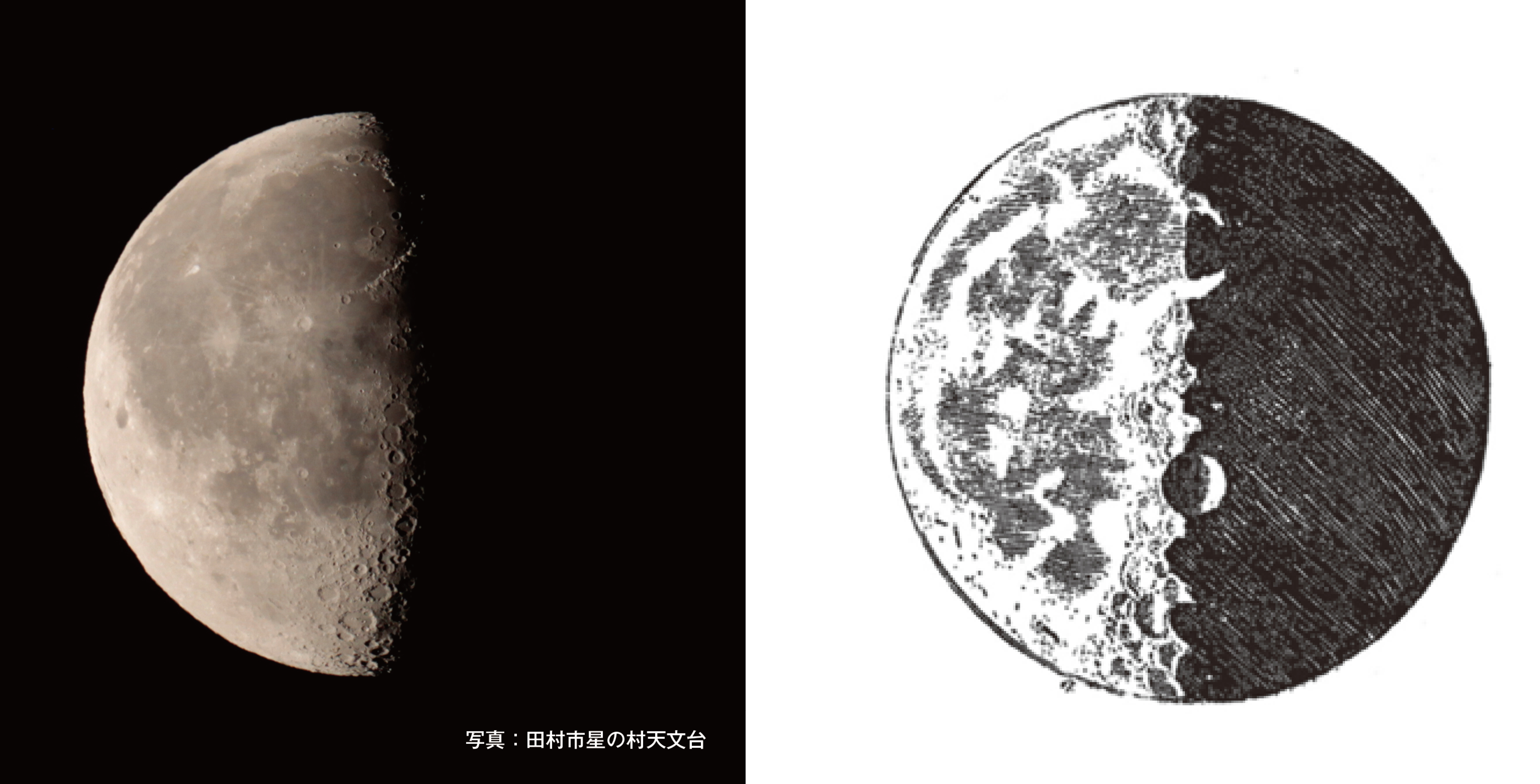 「月のイメージ、ガリレオのスケッチ」画像