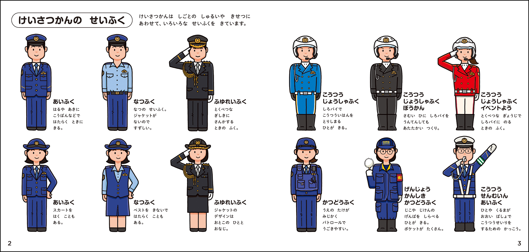 「警察官の制服」紙面