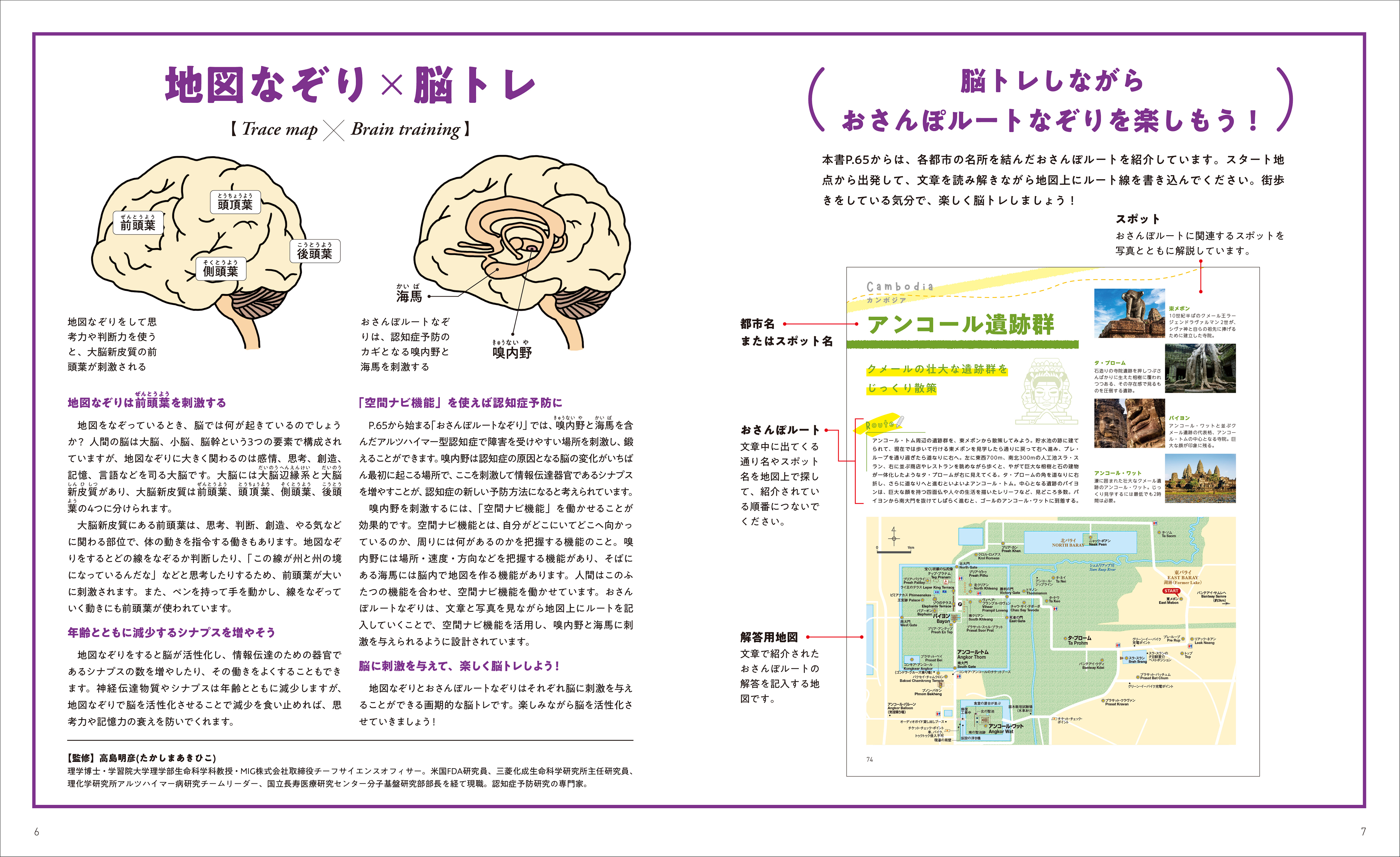 「地図をなぞるとどう脳が活性化されるか解説」紙面