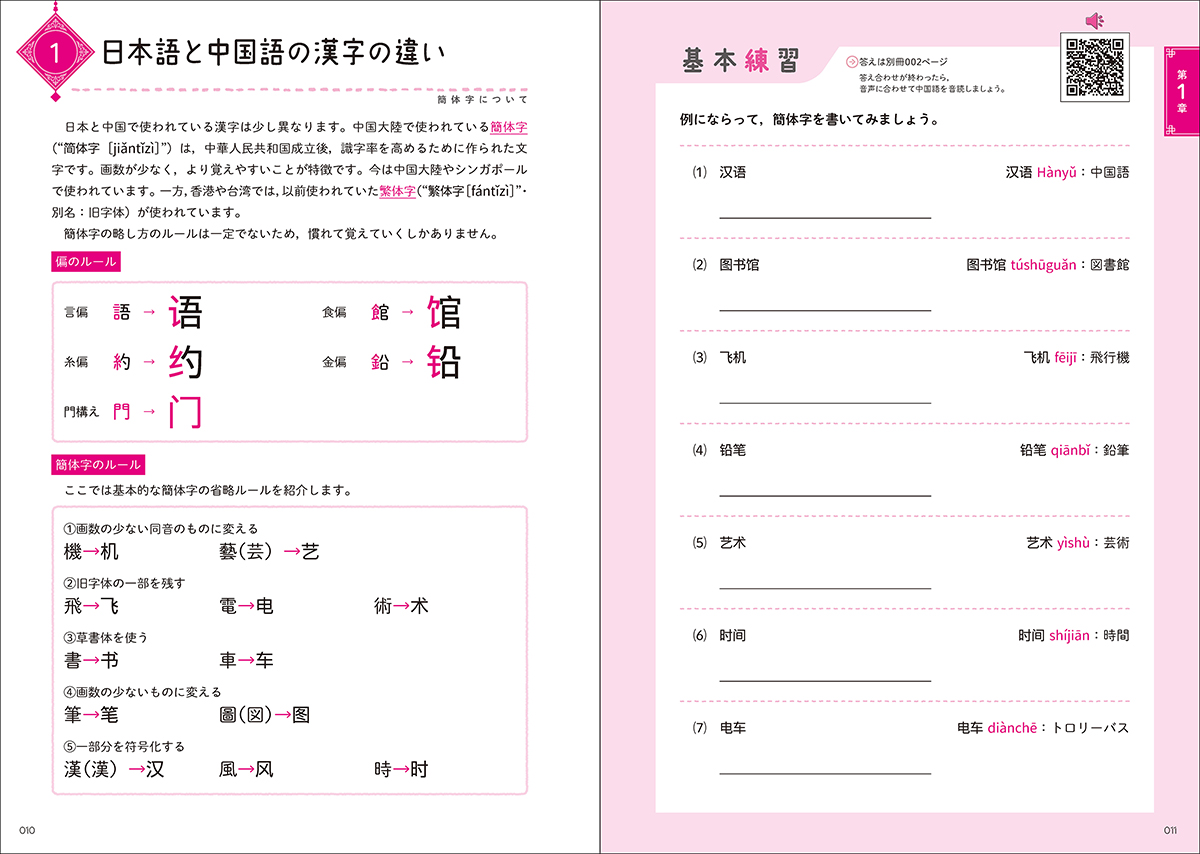 「見慣れない中国語の漢字も、５つのパターンに分類してマスター」紙面