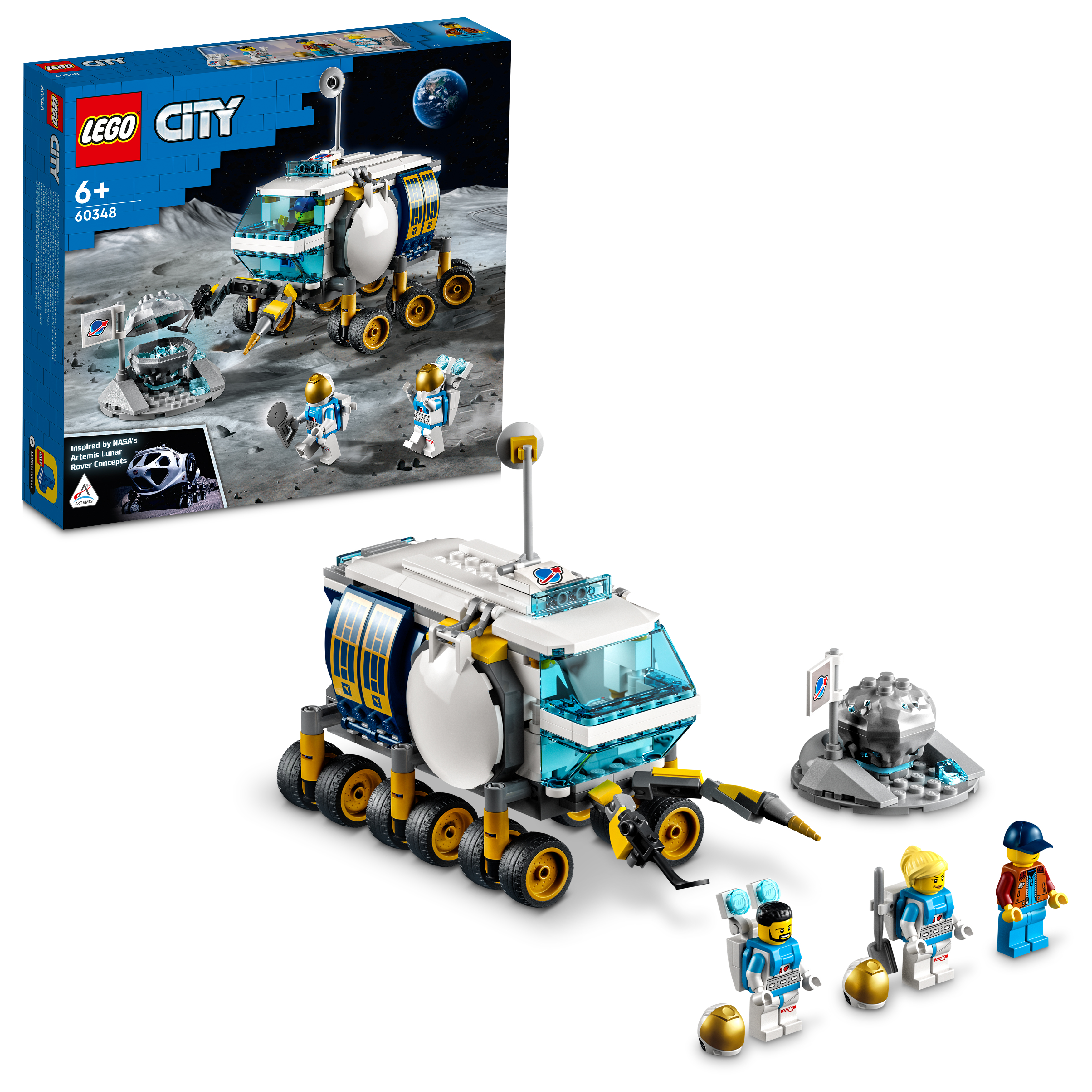 「レゴ®シティ 月面探査車 60348」画像