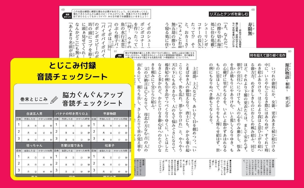 「声に出して読んでみたくなるバリエーションに富んだ文章が満載」紙面