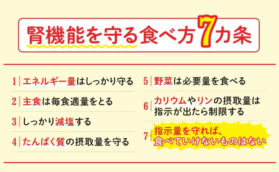 「何を食べてよくて、何を食べてはいけないのか、よくわからない…。」まずこの7カ条をおさえましょう。　画像