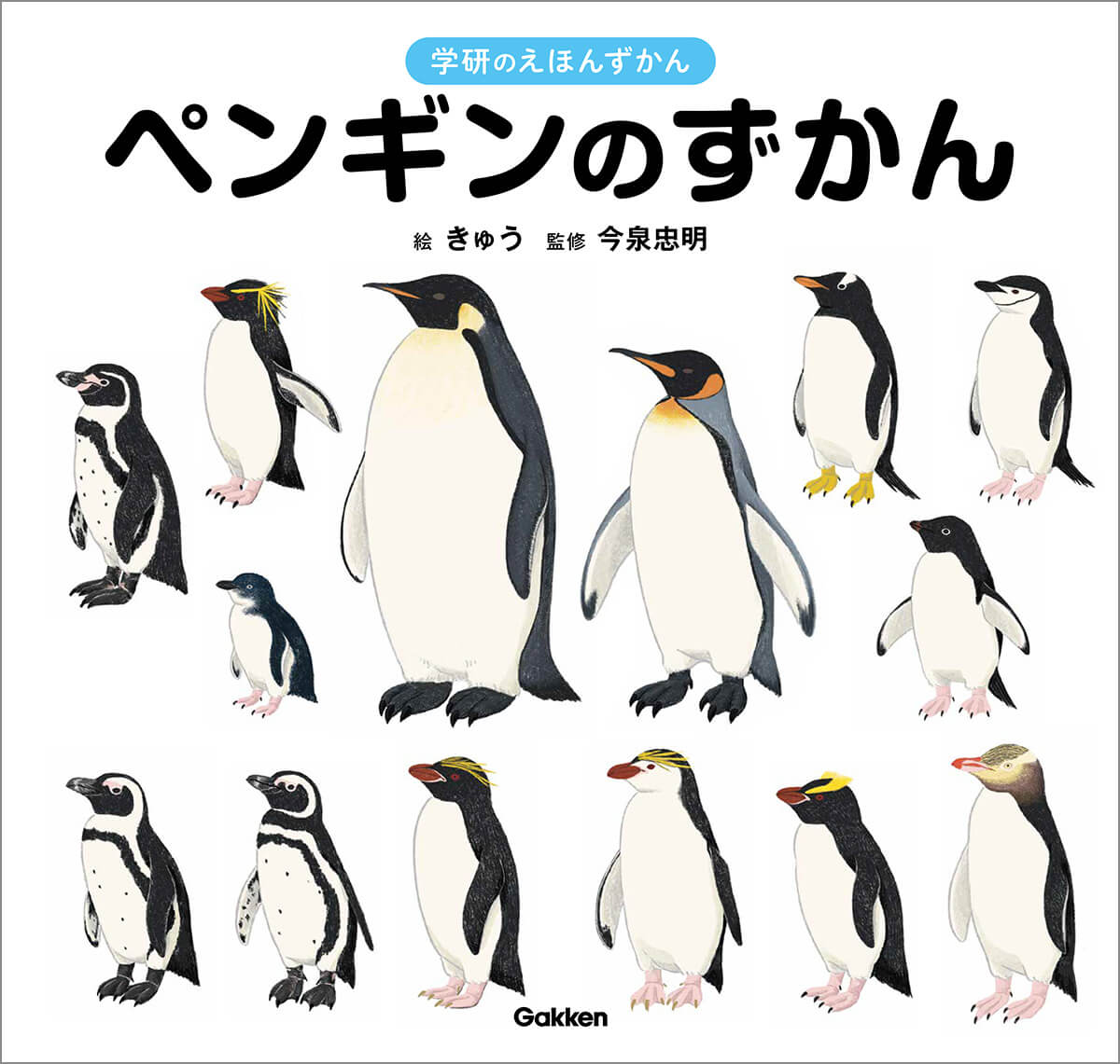 『学研のえほんずかん ペンギンのずかん』書影