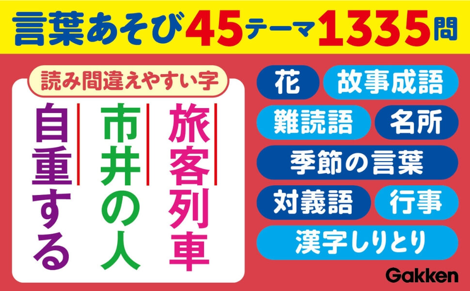 「言葉あそび４５テーマ１３３５問」紙面