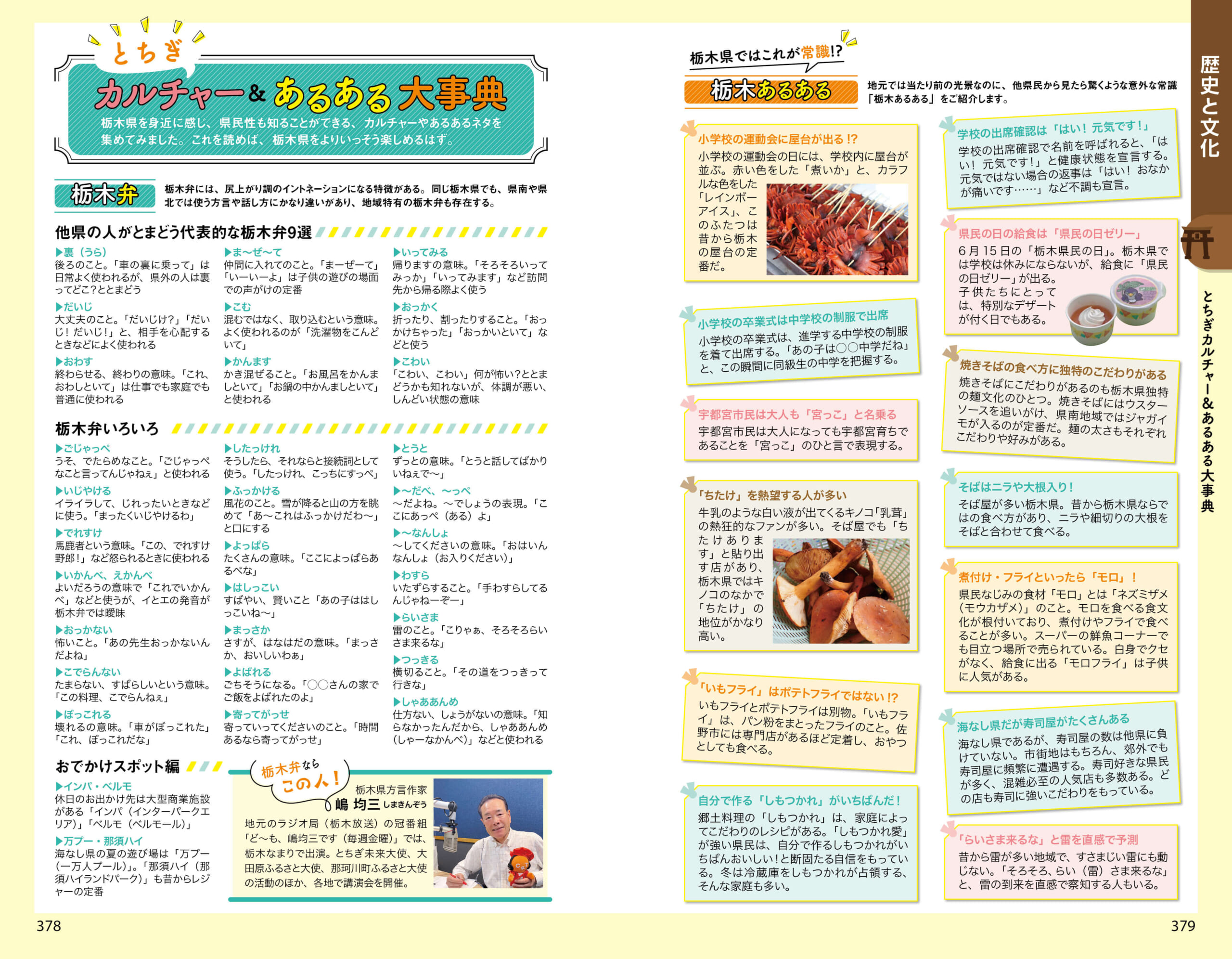 「運動会に屋台！？」など他県の人があっと驚く“栃木あるある”や嶋均三さんの栃木弁講座　紙面