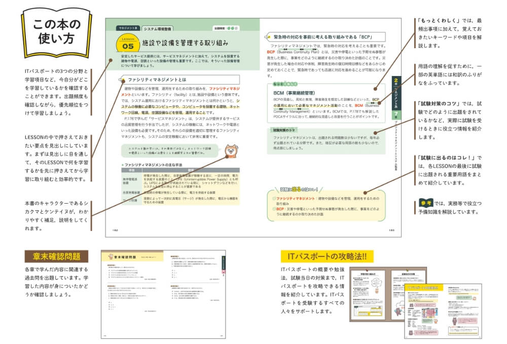 「この本の使い方」紙面