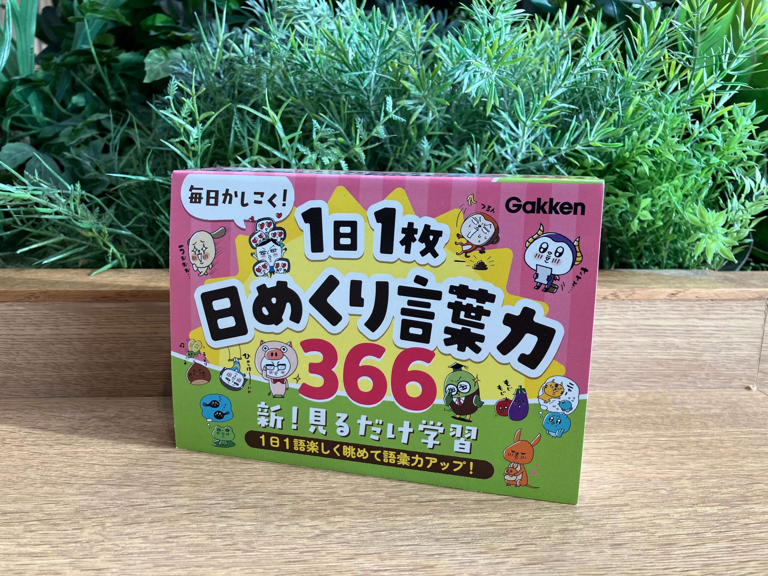 『毎日かしこく！1日1枚日めくり言葉力366』書影