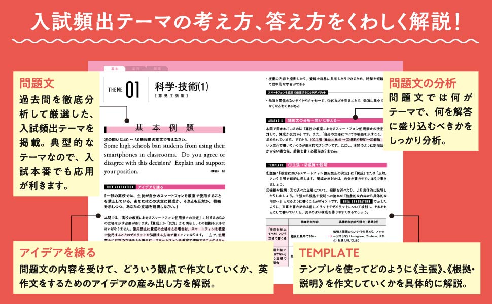 難関大合格へのトビラを開く、自由英作文の「テンプレ」がここに