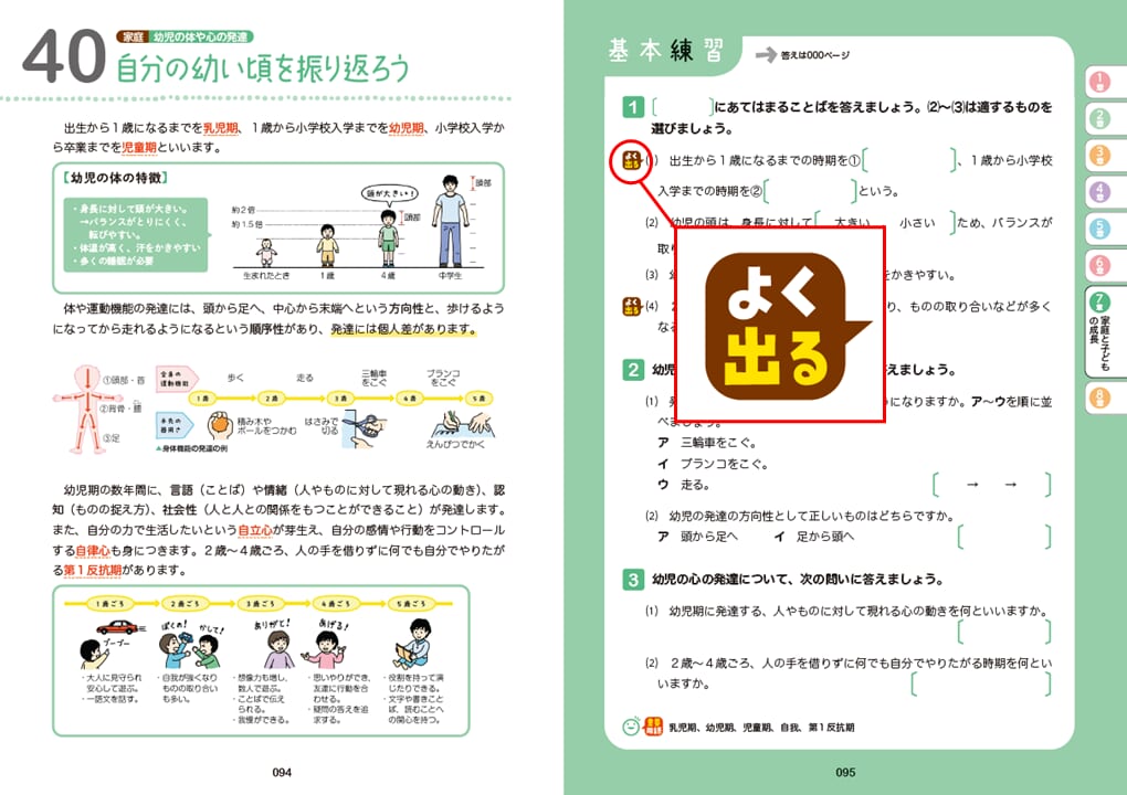 内申対策中学1～3年 社会 要点と問題 内申点対策に！ 「ひとつひとつわかりやすく。」シリーズ実技4冊予約