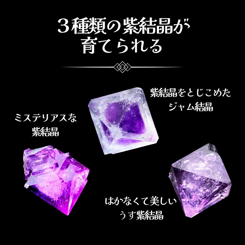 魔法使いになりたいあなたへ】『ひみつの紫結晶で作る魔法の杖キット