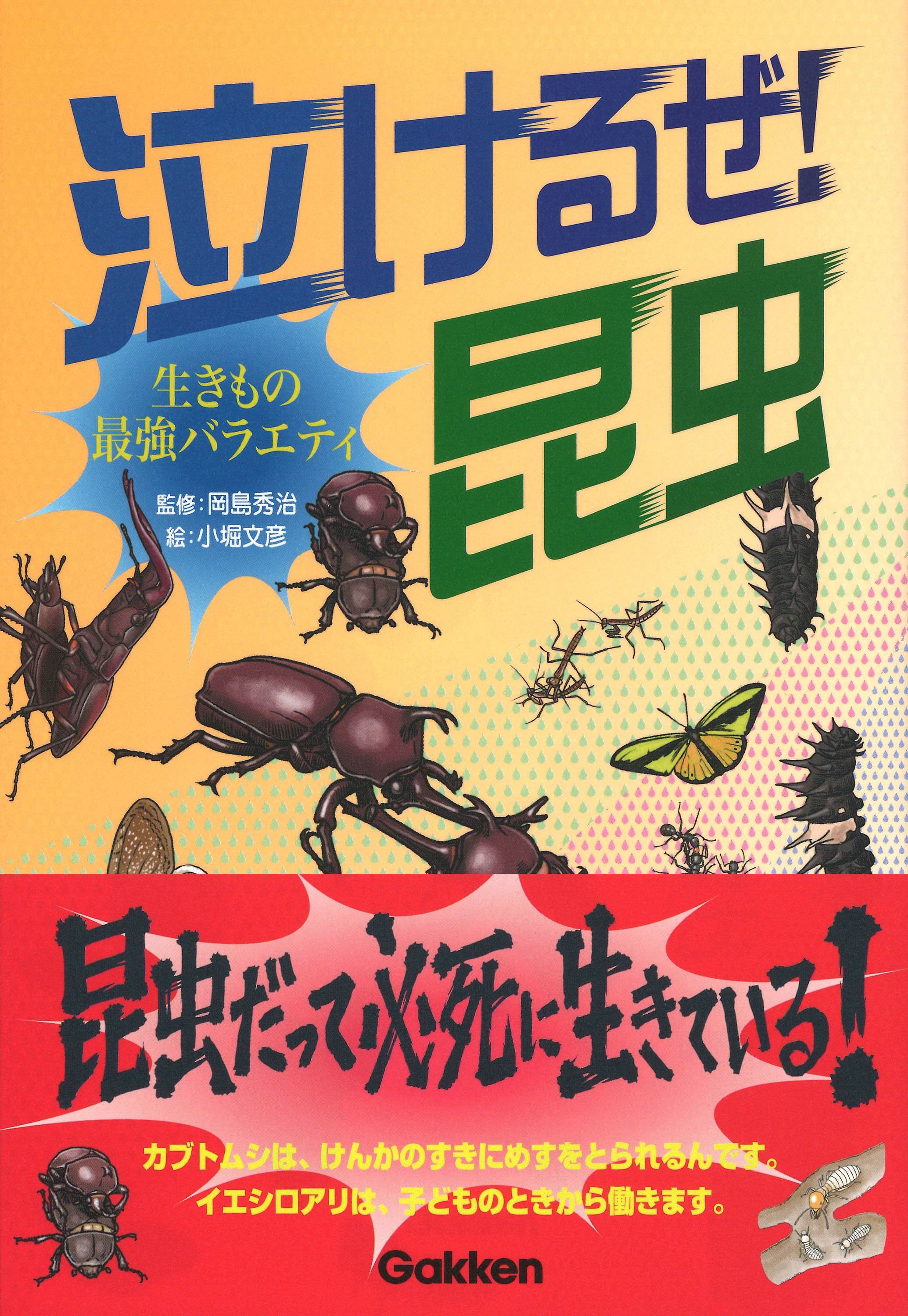 オール実話 昆虫だって 必死に生きている 昆虫たちの悲しすぎる生態と人間の思い違いに泣き笑い 学研プラス公式ブログ